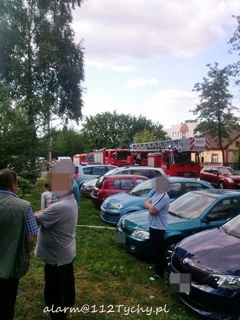 Przypalona potrawa w mieszkaniu przy ul. Zaręby Przypalona potrawa w mieszkaniu przy ul. Zaręby