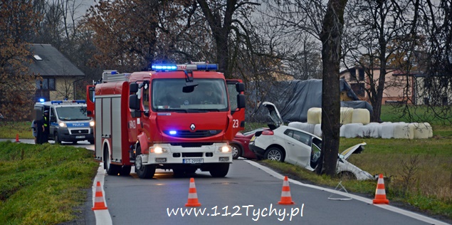 CZOŁOWE ZDERZENIE NA BIERUŃSKIEJ CZOŁOWE ZDERZENIE NA BIERUŃSKIEJ