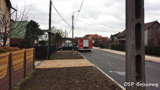 POŻAR SADZY W KOMINIE W BOJSZOWACH NOWYCH POŻAR SADZY W KOMINIE W BOJSZOWACH NOWYCH