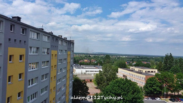 POŻAR LASU W REJONIE DK 86 POŻAR LASU W REJONIE DK 86