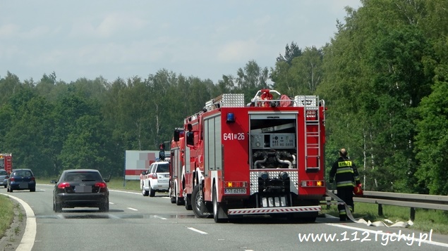 POŻAR LASU W REJONIE DK 86 POŻAR LASU W REJONIE DK 86