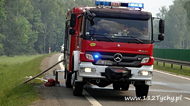 POŻAR LASU W REJONIE DK 86 POŻAR LASU W REJONIE DK 86