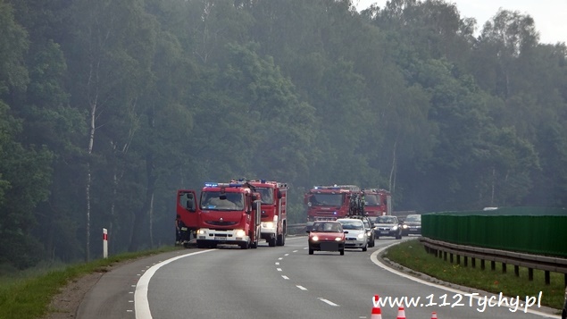 POŻAR LASU W REJONIE DK 86 POŻAR LASU W REJONIE DK 86
