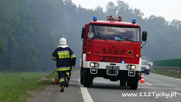 POŻAR LASU W REJONIE DK 86 POŻAR LASU W REJONIE DK 86
