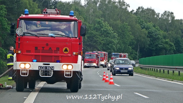 POŻAR LASU W REJONIE DK 86 POŻAR LASU W REJONIE DK 86