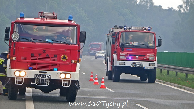 POŻAR LASU W REJONIE DK 86 POŻAR LASU W REJONIE DK 86