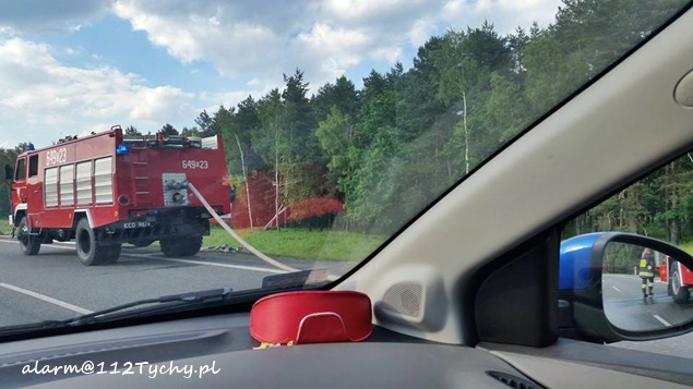 POŻAR LASU W REJONIE DK 86 POŻAR LASU W REJONIE DK 86