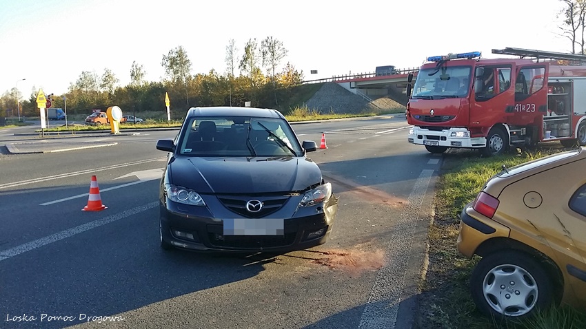 KOLIZJA OSOBÓWEK W BIERUNIU KOLIZJA OSOBÓWEK W BIERUNIU