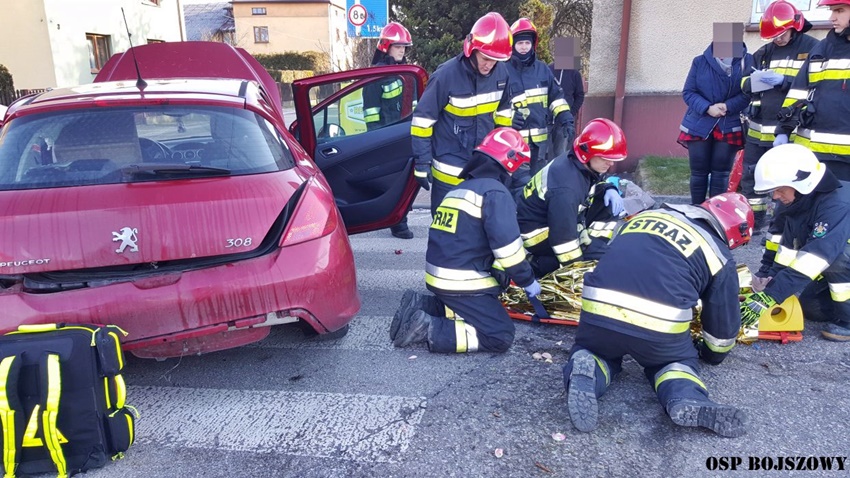 WYPADEK W BOJSZOWACH WYPADEK W BOJSZOWACH