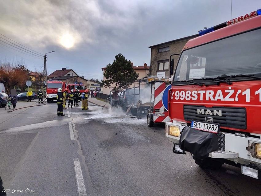 POŻAR SAMOCHODU NA UL. BRATA ALBERTA W IMIELINIE POŻAR SAMOCHODU NA UL. BRATA ALBERTA W IMIELINIE
