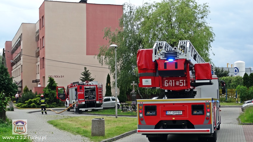 POŻAR PIWNICY W BUDYNKU WIELORODZINNYM PRZY UL. CIELMICKIEJ POŻAR PIWNICY W BUDYNKU WIELORODZINNYM PRZY UL. CIELMICKIEJ