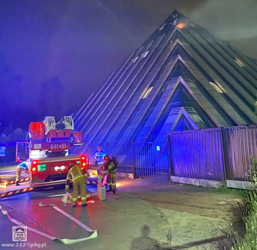 POŻAR W HOTELU PIRAMIDA PRZY UL.SIKORSKIEGO POŻAR W HOTELU PIRAMIDA PRZY UL.SIKORSKIEGO