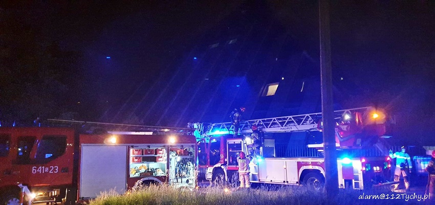 POŻAR W HOTELU PIRAMIDA PRZY UL.SIKORSKIEGO POŻAR W HOTELU PIRAMIDA PRZY UL.SIKORSKIEGO