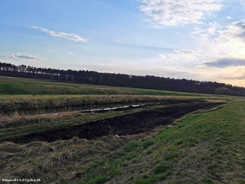 POŻAR TRAW I NIEUŻYTKÓW W BIERUNIU POŻAR TRAW I NIEUŻYTKÓW W BIERUNIU
