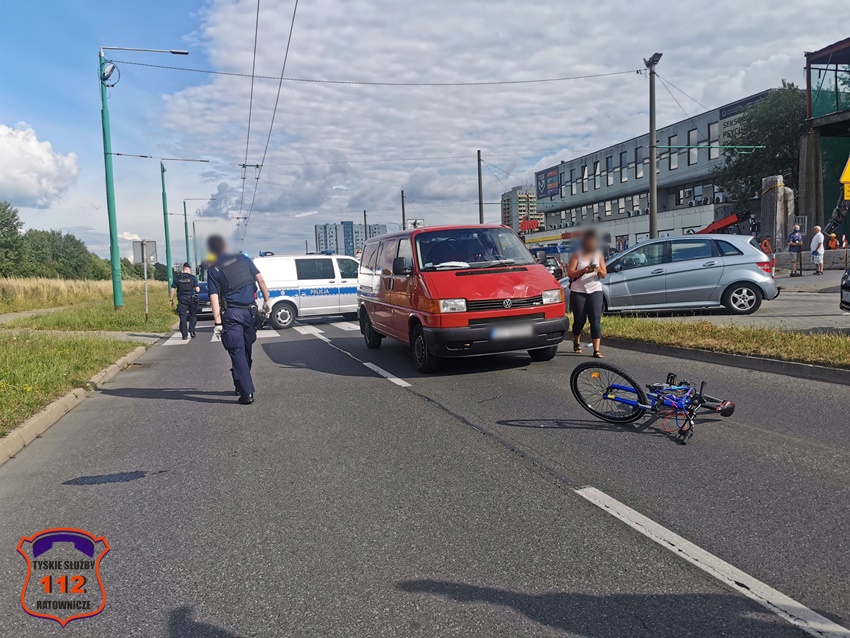 POTRĄCENIE 11 - LETNIEGO ROWERZYSTY NA AL. JANA PAWŁA II POTRĄCENIE 11 - LETNIEGO ROWERZYSTY NA AL. JANA PAWŁA II