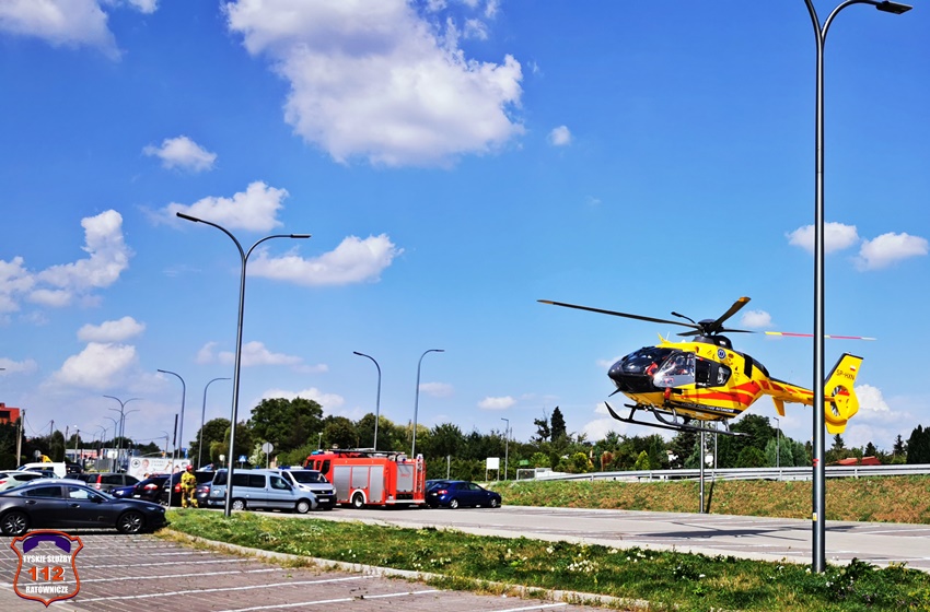 WSTRZĄS ANAFILAKTYCZNY U MĘŻCZYZNY - INTERWENCJA SŁUŻB RATUNKOWYCH WSTRZĄS ANAFILAKTYCZNY U MĘŻCZYZNY - INTERWENCJA SŁUŻB RATUNKOWYCH