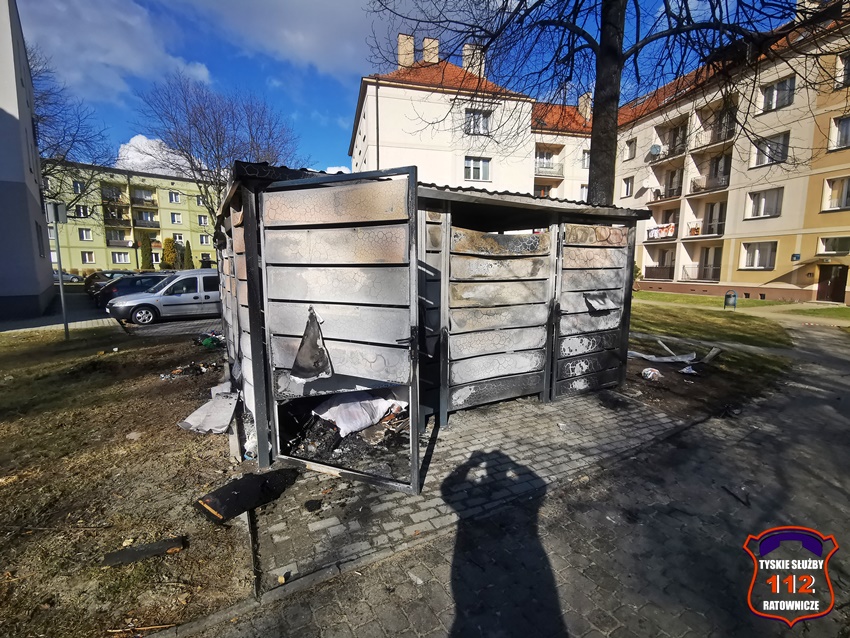 NOCNE POŻARY OSIEDLOWYCH ŚMIETNIKÓW NA TERENIE OS. C NOCNE POŻARY OSIEDLOWYCH ŚMIETNIKÓW NA TERENIE OS. C