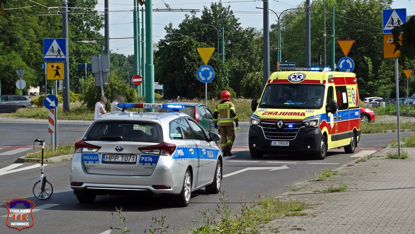 POTRĄCENIE ROWERZYSTKI NA UL. ARMII KRAJOWEJ POTRĄCENIE ROWERZYSTKI NA UL. ARMII KRAJOWEJ