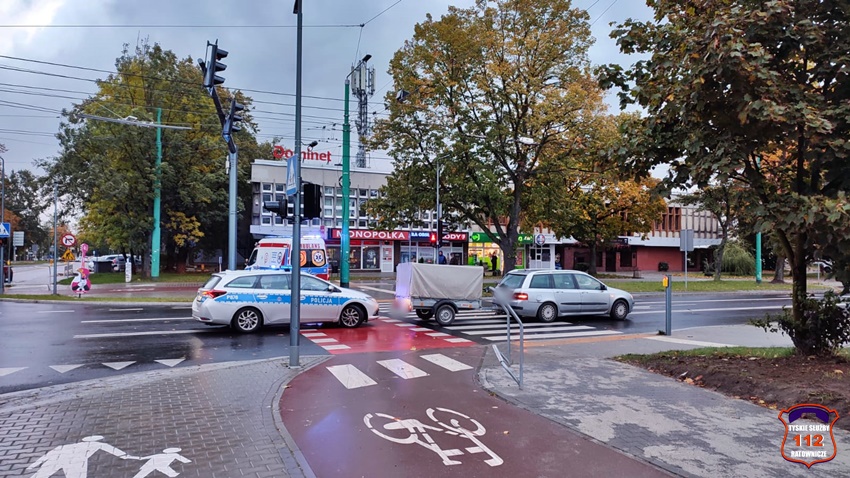 POTRĄCENIE ROWERZYSTY NA UL. EDUKACJI POTRĄCENIE ROWERZYSTY NA UL. EDUKACJI
