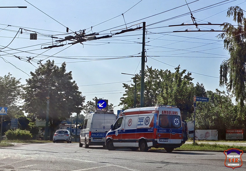 WYWROTKA SKUTERA NA RONDZIE PAPROCAŃSKIM WYWROTKA SKUTERA NA RONDZIE PAPROCAŃSKIM